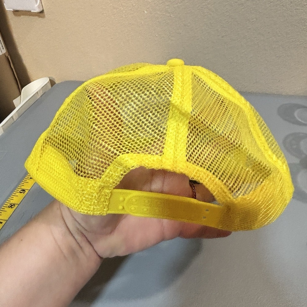 Radio Shack Trucker Hat Yellow Snapback Ball Cap Unisex Nostalgia Store Fun Gift - Picture 3 of 10